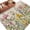 Beige Light Pink, variant on Round Area Rug 3 Ft, Spring Floral Washable Non-Slip Circle Carpet for Living Room/Bedroom, Watercolor Flower Eucalyptus Leaves Botanical Low-Profile Small Floor Mats Collection Rugs for Indoor