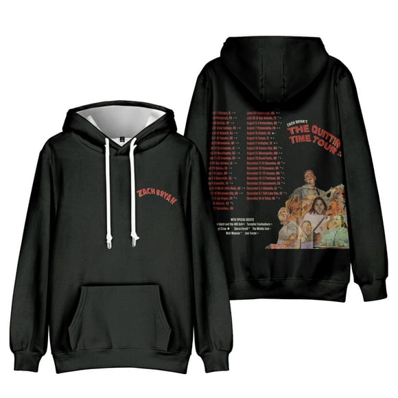 Zach Bryan Hoodies Zach Bryan 2024 Tour Merch For Men/Women Street Style Fashion Long Sleeve Sweatshirt Vintage Y2k Clothes