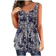 thumbnail image 1 of Blusa informal sin mangas con cuello en V para mujer, blusa sin mangas, camiseta sin mangas Fridja  gh5881, 1 of 6