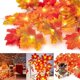thumbnail image 1 of Guirnalda de hojas de arce YONGSHENG 20 luces Decoración de otoño, 1 of 4