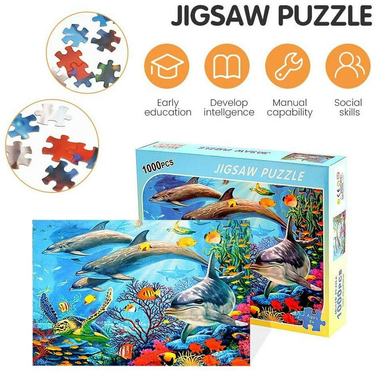 Cute Animal World Jigsaw Puzzle 1000 Pieces New