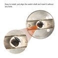 thumbnail image 4 of Estufa Perilla Reemplazo 40mm x 20mm 45 Grados Cocina Perilla Quemador Control Perillas Reemplazo para Estufa Horno Plata Paquete de 4, 4 of 6
