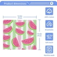 thumbnail image 4 of SKYSONIC 6 PCS Watercolor Fruit Washcloths, 12"x12" Cotton Wash Cloths, Highly Absorbent and Soft Face Towels for Bathroom,Gym,Hotel and Spa, 4 of 7