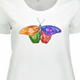 thumbnail image 4 of Inktastic Artistic Butterfly Women's Plus Size T-Shirt, 4 of 5