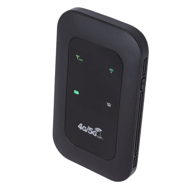 Enrutador Móvil 4G 5G, Enrutador WiFi Móvil 300 Mbps De Alta Velocidad 2100 MAh Batería Pantalla LED A Color Para Acampar