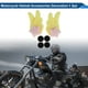 thumbnail image 2 of Accesorios de Casco de Motocicleta Decoración Alas de Estrella de Doble Capa para Cascos de Motocicleta Bicicleta Esquí Etiqueta Amarilla 1 Juego, 2 of 6