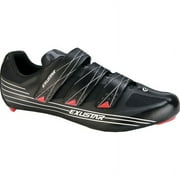 Exustar Sr-463 Leather/Mesh Look/Spdsl Road Shoe 48 Black