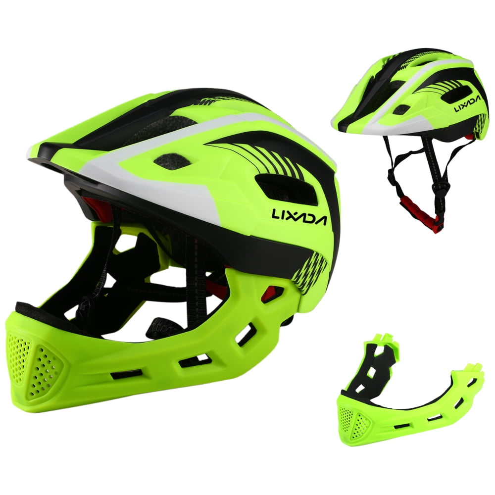 Lixada Kid Detachable Full Face Bike Helmet Breathable Ultralight Cycling Safety 