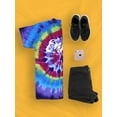 thumbnail image 3 of Enjoy Every Moment Daisy Tie Dye Spiral Women -Image by Shutterstock, Female Medium, 3 of 4