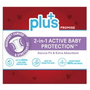 Huggies Plus Diapers Size 4 (22-37 Pounds), 180 Count