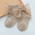 thumbnail image 2 of Cenuakty Infant Girls Socks with Bow Cute Baby Princess Dress Socks for Toddler Clothing Accessory, 2 of 2