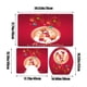 thumbnail image 3 of Juego de alfombrillas de baño navideñas, antideslizantes, para ducha, inodoro y bañera, suaves y absorbentes, para decoración del hogar, 3 piezas, diseño de gallo, 3 of 6