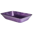 thumbnail image 4 of Rectangular Purple Foil Glass Vessel Sink, 4 of 9