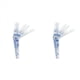 thumbnail image 1 of 2X Calibre de Espesores de Plástico de 0,05 A 1 mm, Herramientas de Medición de Espesores, Calibre de Espesores 13 en 1 para Medir Espacios, 1 of 5