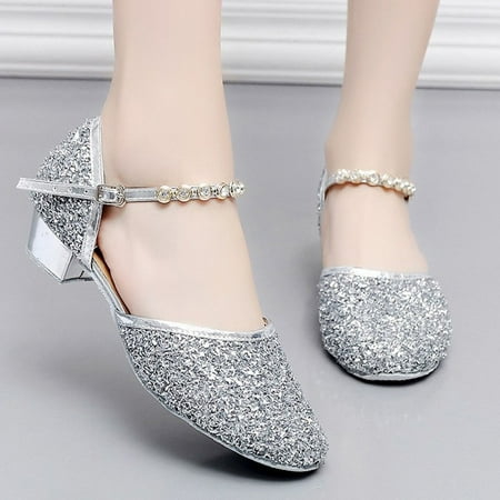 

Tangnade women shoes Women s Rumba Waltz Prom Ballroom Latin Dance Shoes Square Dance Shoes Sandals Silver 39
