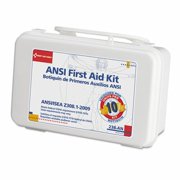 First Aid Only ANSI-Compliant First Aid Kit 64 Pieces Plastic Case (FAO238AN)