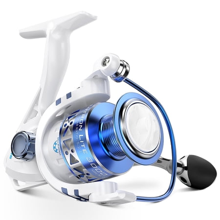 Centron & Lite Spinning Reels Size 500 Is For Ice Fishing Up To 17.5 Max Drag 5.2:1 Gear Ratio Ultra Smooth Cnc Aluminum Spool 9+1 Bb Light Weight