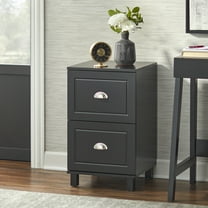 Simple Living Bradley 2-Drawer Filing Cabinet, Black