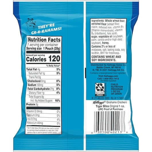 Keebler Elf, Original Graham Cracker, 1-Ounce Single Serve Packs (Pack of 150)