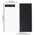 thumbnail image 2 of Inkdotpot Pack of 6 Funny Magnetic Dry Erase List For Fridge, Wipe Clean w/ NoStain, Quick Notes Shopping & Grocery List Whiteboard for Fridge, 8.75" x 3.8"(Confetti), 2 of 6
