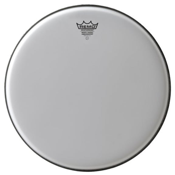 Batter, Ambassador, White Suede, 16" Diameter