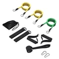 thumbnail image 3 of Bandas de resistencia Bandas de ejercicio elástico Carabinadores de estiramiento para hombres Mujeres Calistenias Pilates con manijas de espuma:, 3 of 8