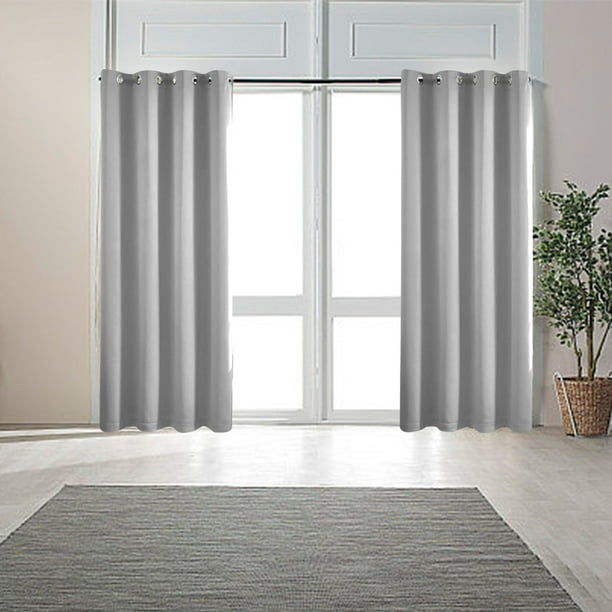 Decoración del hogar, decoración de habitaciones, decoración de paredes, cortinas, par de paneles de cortina de 63 pulgadas de ancho x 52 pulgadas de largo, superposición de cortina, cortinas elegante