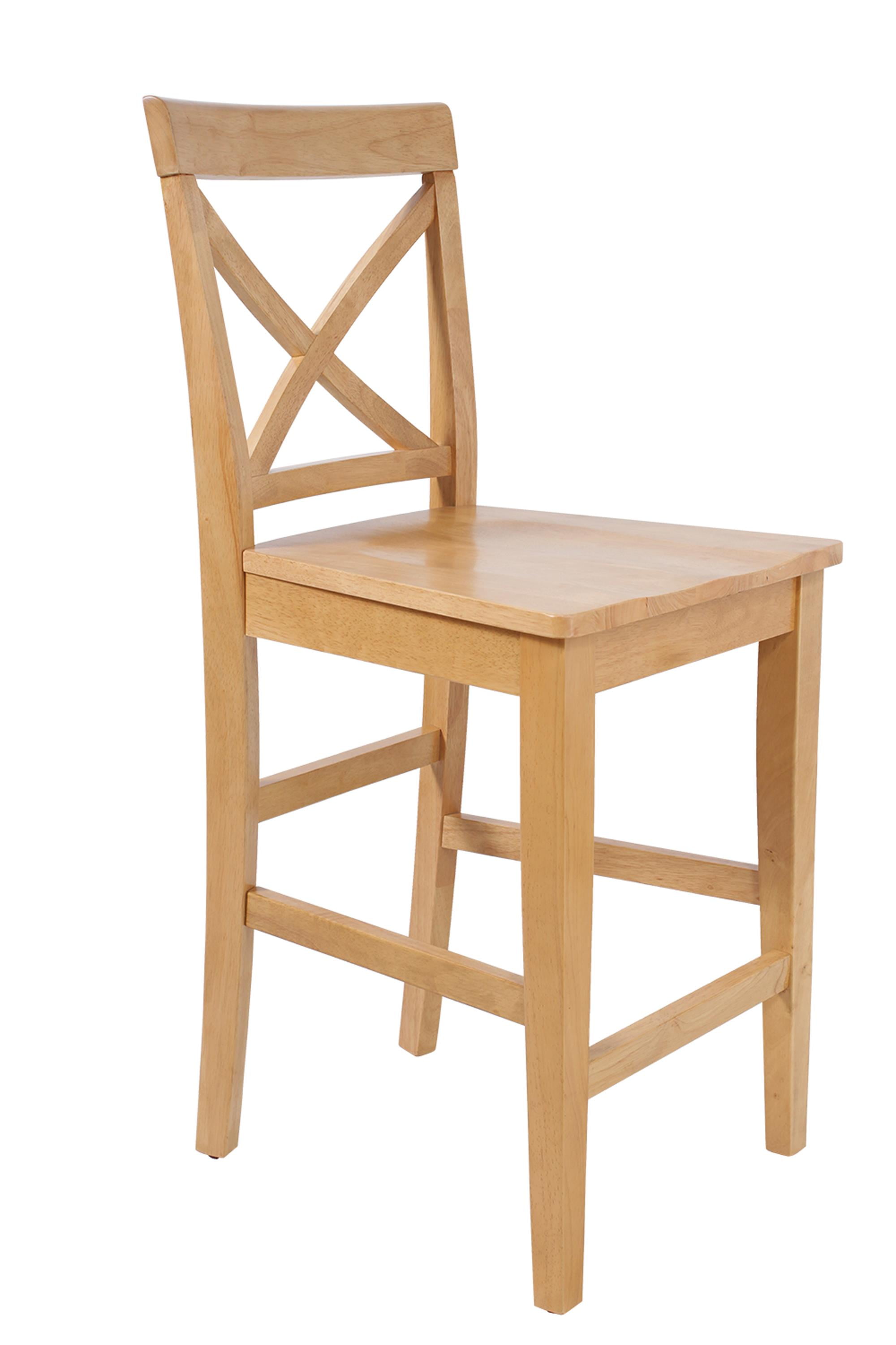 Sturdy Dining Chairs Counter HeightFinishOak,Quantity4 Piece