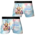thumbnail image 3 of Happy Birthday Cute Puppy Goldendoodle with Cake Gifts Party Hat All Over Print Boxer Briefs Underwear for Men Dad Doodle Dog Lover Gifts Idea - 00029, 3 of 6
