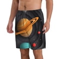 thumbnail image 2 of Fotbe Solar System Paper Art Trajes de Baño Estampados para Hombre, Shorts de Verano de Secado Rápido, Ropa de Playa, Bañadores-3X-Large, 2 of 6