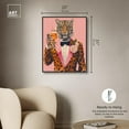 thumbnail image 5 of Tiger Bellini Suit Canvas Tiger Glam Wall Art by Art Remedy, Black Frame, 24" x 30", 5 of 7