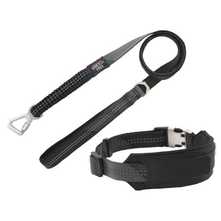 UPC: 0810010819154 | Pet Life ®  Geo-prene  2-in-1 Shock Absorbing Neoprene Padded Reflective Dog Leash and Collar
