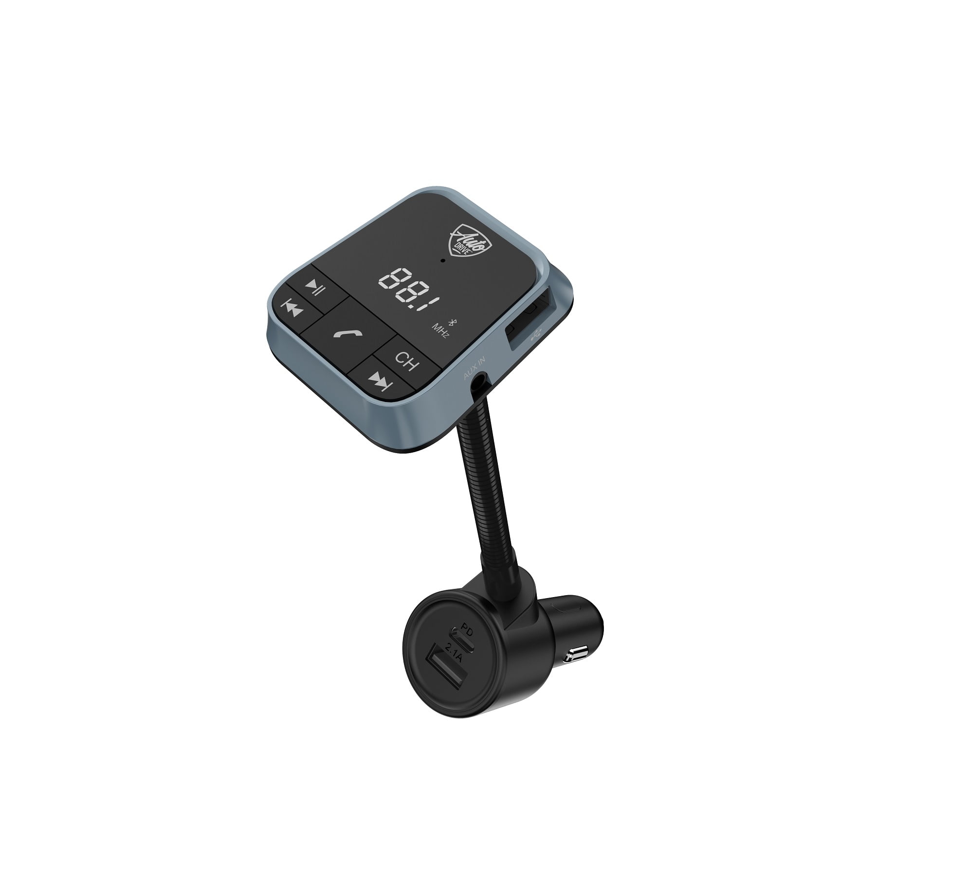 Auto Drive Auto Drive Gooseneck Wireless FM Transmitter