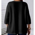 thumbnail image 4 of Posijego Womens Plus Size Cardigans 3/4 Sleeve Open Front Lightweight Causal Soft Cardigan Summer Loose Cover ups Jackets, 4 of 7