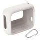 thumbnail image 2 of Funda Protectora con Mosquetón Altavoz Silicona Anti Rasguños para JBL GO 4 Gris, 2 of 8