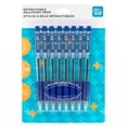 thumbnail image 1 of Pen+Gear - Retractable 1.0 mm Blue Ink Ballpoint Pens, 1 of 3