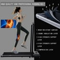 thumbnail image 3 of HYEASTR Quiet 2 in 1 Folding Treadmill 3.0HP Walking Pad 220lb Capacity with Remote & Phone Holder - Gray, 3 of 8