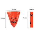 thumbnail image 2 of ITFABS Halloween Pumpkin Print Decorative Plastic Bag Outdoor Ornament, 2 of 8