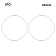 thumbnail image 3 of Ruiboury 2pcs/set Easy To Set Up Floor Protector Rubber Rings For Barstool Base Floors Pristine Durable High Performance Reliable white 38.5 cm 1Set, 3 of 6