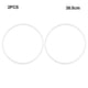 thumbnail image 5 of Injueey 2 unids/set anillos de goma protectores de suelo duraderos y versátiles para Base de taburete fácil de configurar Decoración del hogar blanco 38.5 cm, 5 of 6
