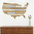 thumbnail image 5 of 14" X 24" Brown and Gray Wood and Metal Hanging Dimensional Sculpture, 5 of 6