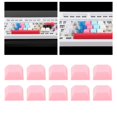 thumbnail image 4 of Esquirla 10 Pack DIY Transparent Keycaps Set Mechanical Keyboards PBT Gaming Keyboard Key Pink, 4 of 8