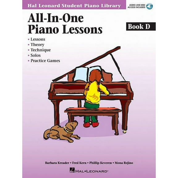 All-in-One Piano Lessons Book D