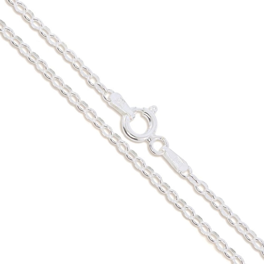 Sac Silver - Sterling Silver Rolo Chain 2.1mm Solid 925 Italian Round ...