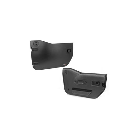 Rugged Ridge 11509 01 Half Door For Jeep Wrangler Jk Walmart Com