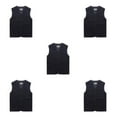 thumbnail image 3 of fastboy Comfortable Cotton Vests With Multi-pockets Dad S Best Choice Made With Cotton Dark Blue M 5Set, 3 of 6