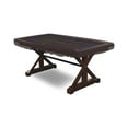 thumbnail image 5 of Poker Table Cover 18 Oz Waterproof - 100% Weather Resistant Outdoor Game Table Cover with Elastic at 4 Sides (94"W x 44" D x 8"H, Coffee), 5 of 6