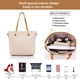 thumbnail image 5 of Monederos y bolsos 2E-Youth Designer para mujer (2-beige), 5 of 6