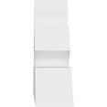 thumbnail image 3 of 36"W x 12"H x 4"D x 4"F, 8/12 Pitch, Richland Architectural Grade PVC Gable Bracket, 3 of 8