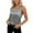 Grey, variant on Women's Silk Satin Tank Tops V Neck Casual Camisoles Sleeveless Business Work Blouses Dressy Summer Shirts